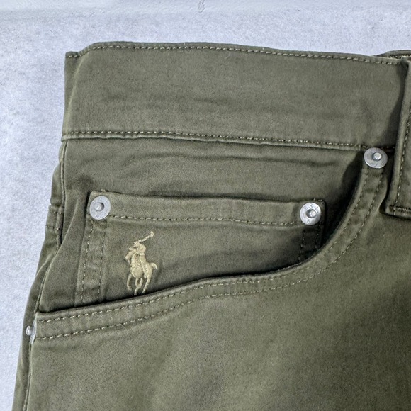 Polo Ralph Lauren Mens Varick Slim Straight Stretch Pants Olive Green 44x30 NEW - Picture 14 of 14